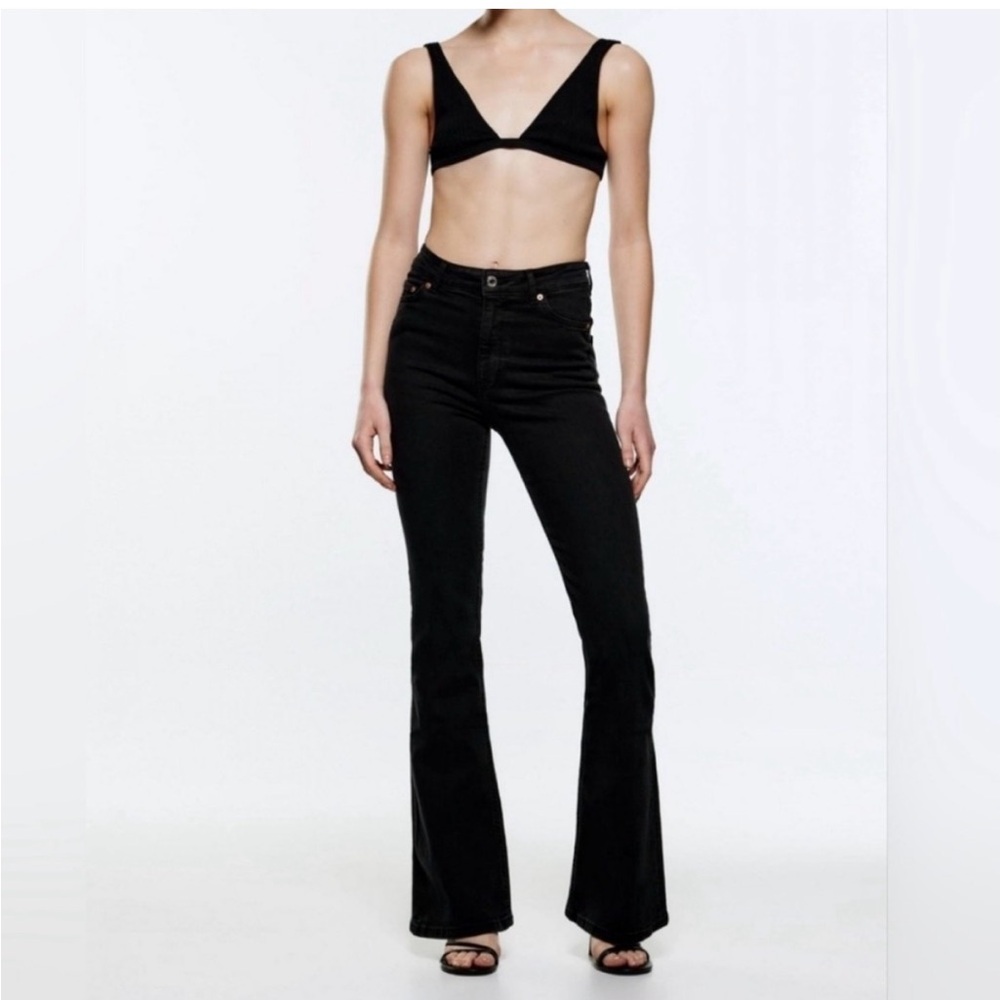 Black Flared Women Jeans